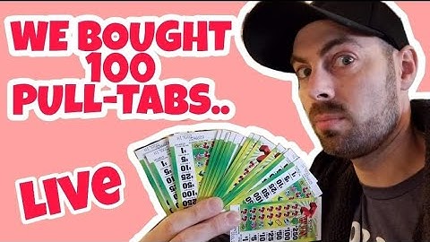 100 Pull Tabs Live! What Will We Win??