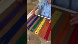 Zip board activities helps your toddler a lot.