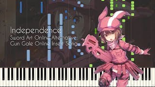 Independence - SAO Alternative: Gun Gale Online Insert Song - Piano Arrangement [Synthesia] chords