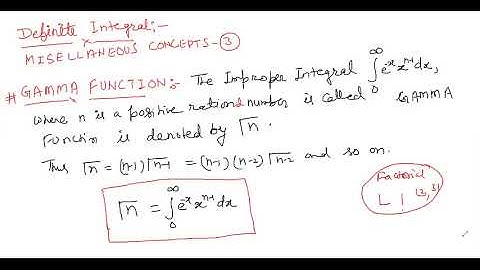 Definite Integration lecture-20Gamma function for  IIT JEE main Advanced Om Prakash Kumar( O.P. Sir)