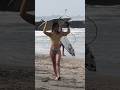 Veronica Goes To The Sandbar  #surfingbali #surfing #balibeach