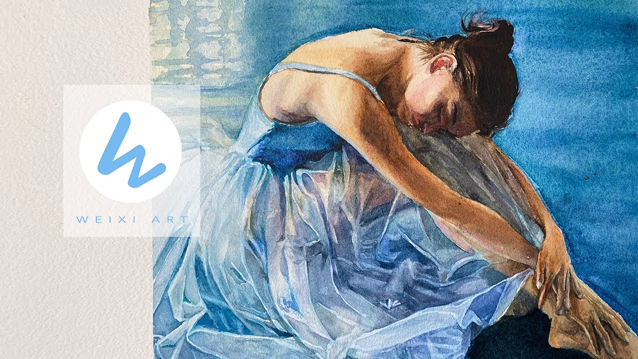 watercolor painting #8 how to paint dancer