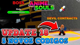 UPDATE 18 ANIME SOULS SIMULATOR CODES