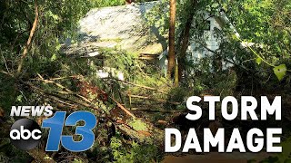 Homeowner shares scary moments as large part of tree falls on home by WLOS News 13 207 views 6 days ago 2 minutes, 25 seconds