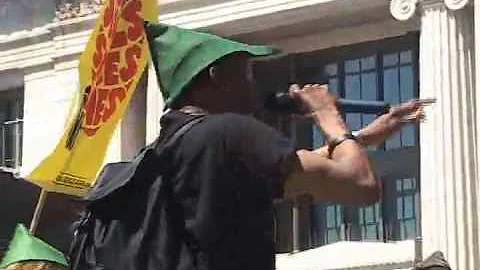Bobby Tolbert's Robin Hood Rap in front of US Trea...