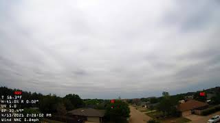 Abilene TX 24 Hour Time Lapse - 20210413 Tuesday North