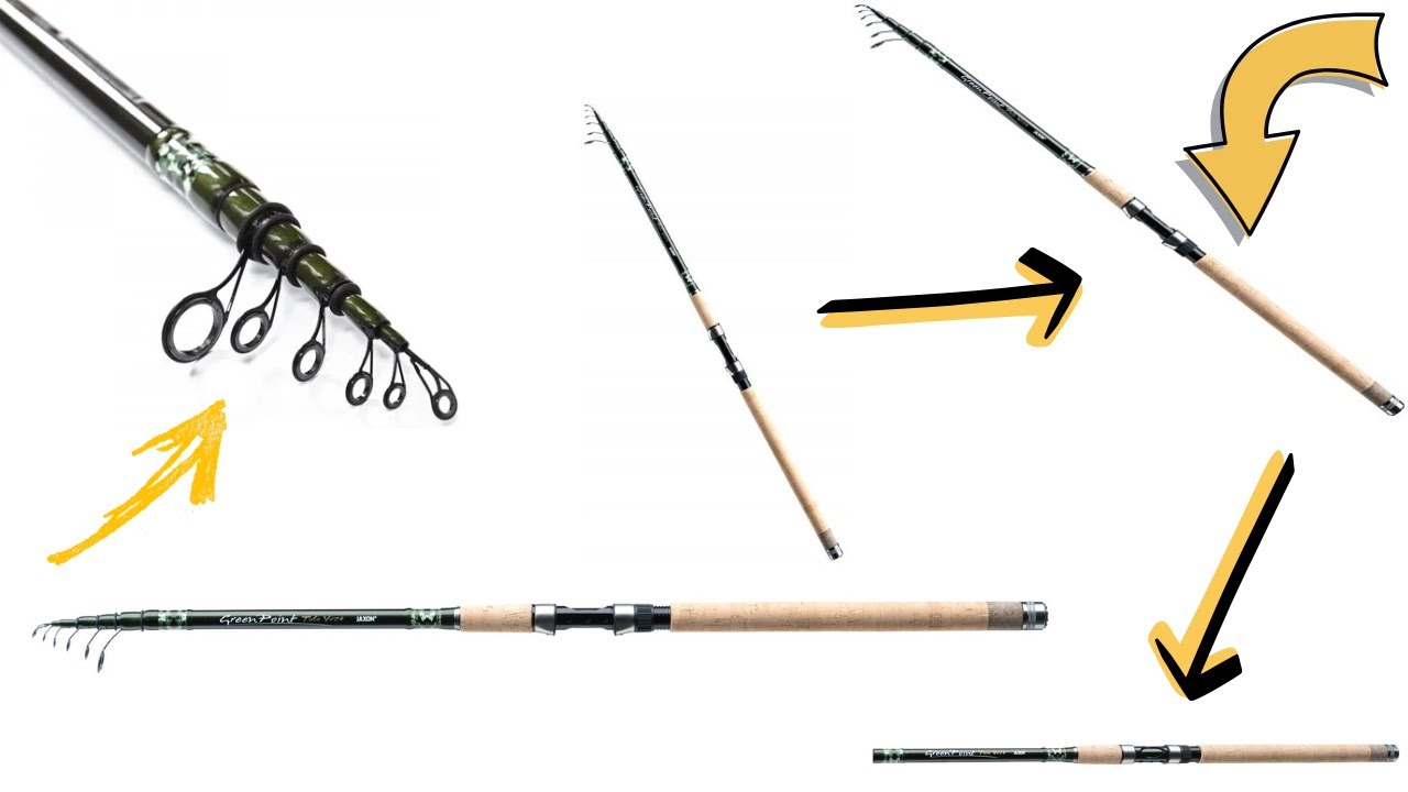 NOWE WĘDKI TELESKOPOWE:  Jaxon  Green Point Tele Vist 3,60 m 5 - 30 g