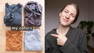 How to Choose Colors for your Capsule Wardrobe + My Extreme Minimalist Wardrobe Color Palette