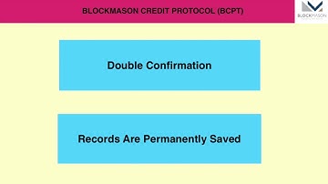 BlockMason Credit Protocol Overview