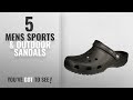 Top 10 Mens Sports & Outdoor Sandals [2018]: Crocs Classic Sandals black Size 46-47 2018
