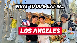WHAT TO DO & EAT IN LOS ANGELES | OUR FIRST TIME IN USA 🇺🇸