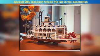 New MOC Steam Transport Cruise Ship Model Display Blocks for Boys and Girls as Holiday Gifts