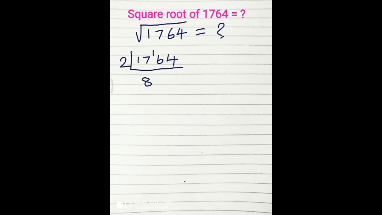 1764-square-root-of-1764-prime-factorisation-method