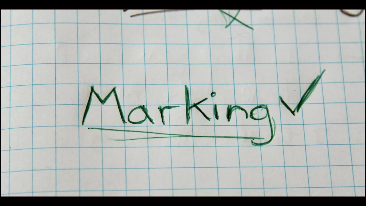 Marking - YouTube