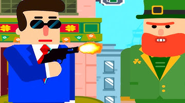 Mr Bullet - Gameplay Walkthrough St. Patrick Season Special Level (Android, iOS)