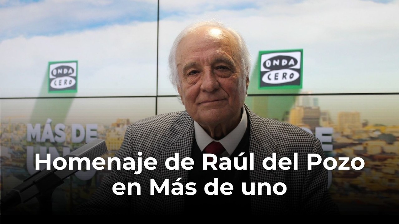 🔴 EN DIRECTO | Homenaje de Raúl del Pozo en Más de uno