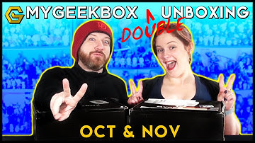 My Geek Box DOUBLE UNBOXING! (Oct & Nov 2019) The Trek Continues!