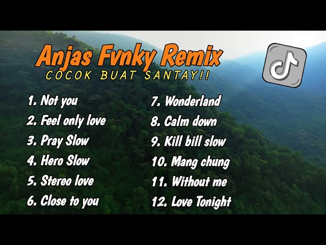 DJ Not You X Feel Only Love 🎧 Remix Slow Beat Full Album - Anjas Fvnky Remix !! class=