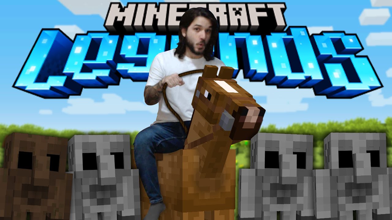 JOGANDO O NOVO MINECRAFT LEGENDS! - YouTube