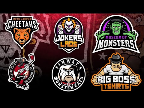 mascot logo gamers template design