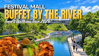 Lunch Buffet by the River: Food Club in Festival Mall Alabang | Food & Walking Tour 2026 4K
