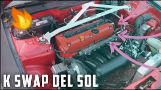 K Swapping A Honda Del Sol In 15 mins