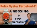 Unboxing My Rolex Oyster Perpetual 41 - First Impressions of getting the Coral Red from the AD