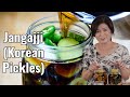 How to make Korean pickles (jangajji, 장아찌). Quick, delicious and crunchy!