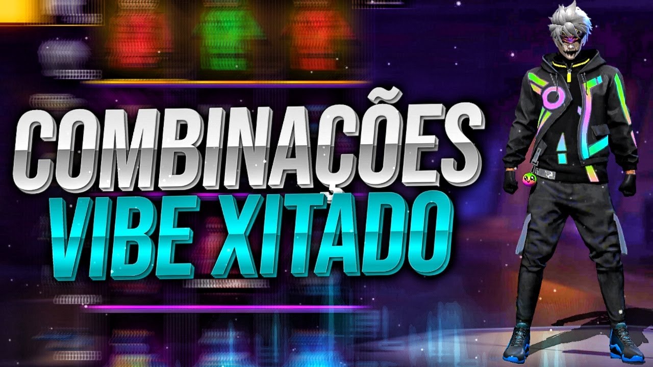 COMBINAÇÕES DE SKINS COM VIBE DE XITADO 🤨 FREE FIRE 