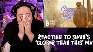 Reacting to 지민 (Jimin) 'Closer Than This' Official MV #bts #jimin #closerthanthis