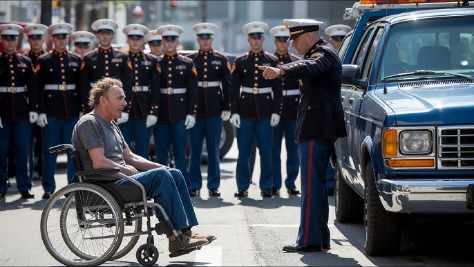 Cop Mocked a Disabled Vet and Towed His Van — 5 Minutes Later, Marines  Blocked Every Exit - YouTube