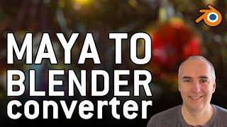 Maya to Blender geometry, materials and lights converter