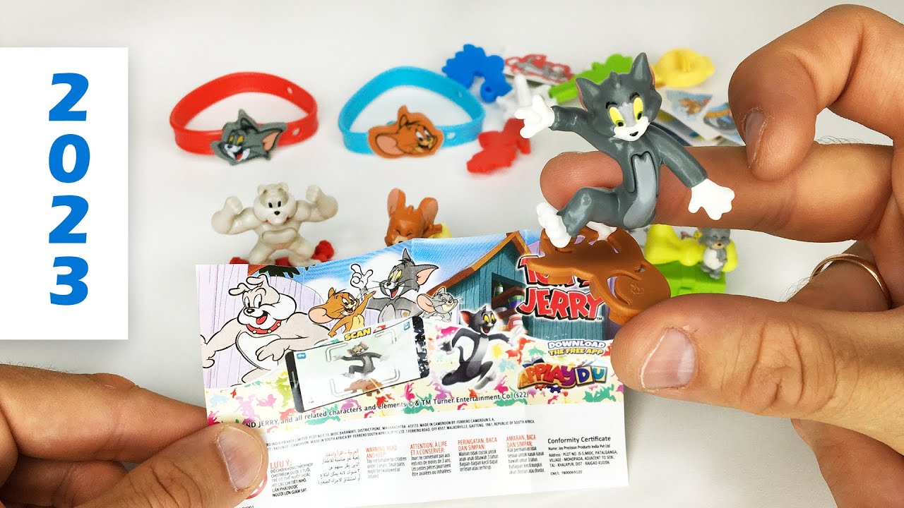 NEW Kinder Surprise Tom and Jerry 2023 Киндер Сюрприз Том и Джерри 2033 ...
