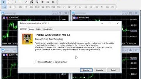 Pointer synchronization MT5 (Version 1.1)