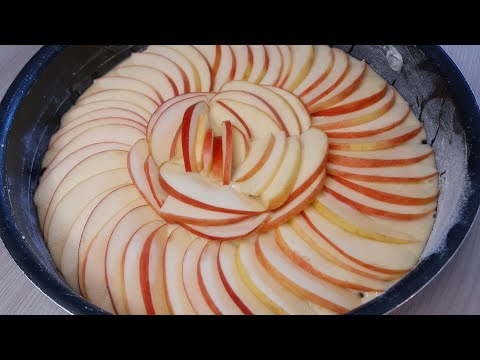 🌪Cake like a HURRICANE - Take 2 apples and make this easy cake - Recipe # 63 ASMR