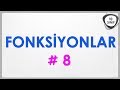 Fonksiyonlar 8 | Fonksiyonlarda Dört İşlem | 10. Sınıf | yeni müfredat