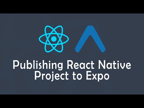 How to Publish React Native Project to Expo