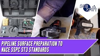 Pipeline Surface Preparation to NACE SSPC St3 standards