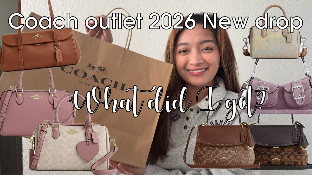 March Coach Drop New Coach Outlet Bag from 2026 First Drop | Candy 🍬 Pastel Collection ...