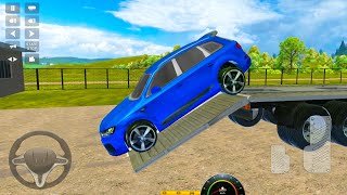 Audi SUV Transporter Truck Simulator #6 - Semi Truck Drive - Android Gameplay screenshot 5