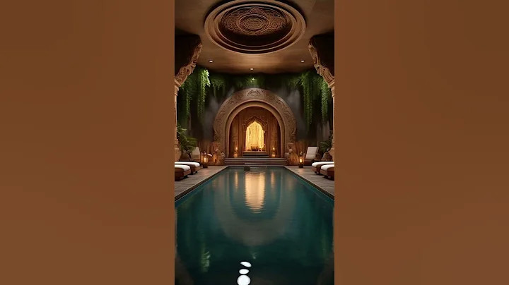 How to Build Private Underground Temple Tunnel House With Swimming Pool make images in 3D