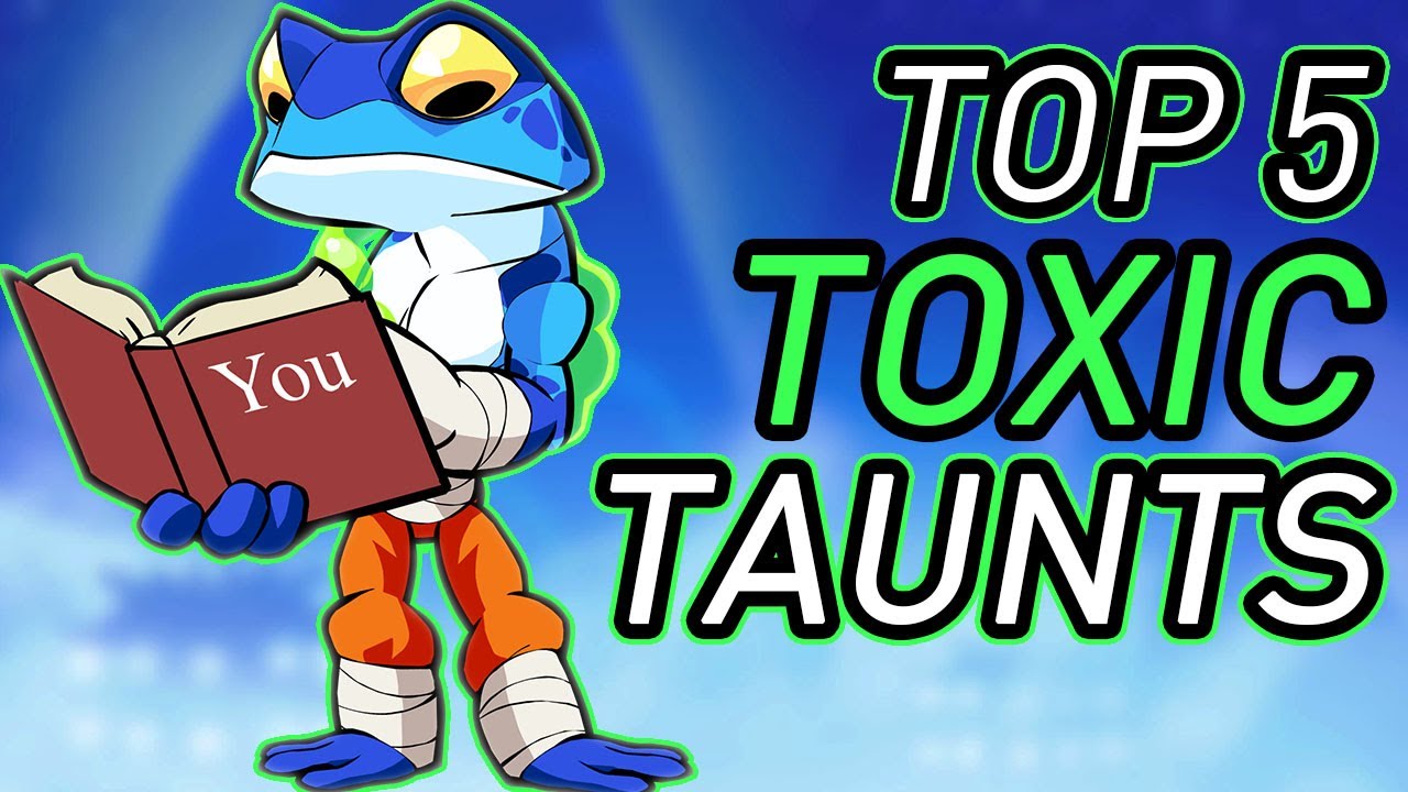 Brawlhalla TOP 5 TOXIC TAUNTS - YouTube