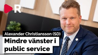 Public service ska bli mindre vänster