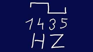 1435 hz square