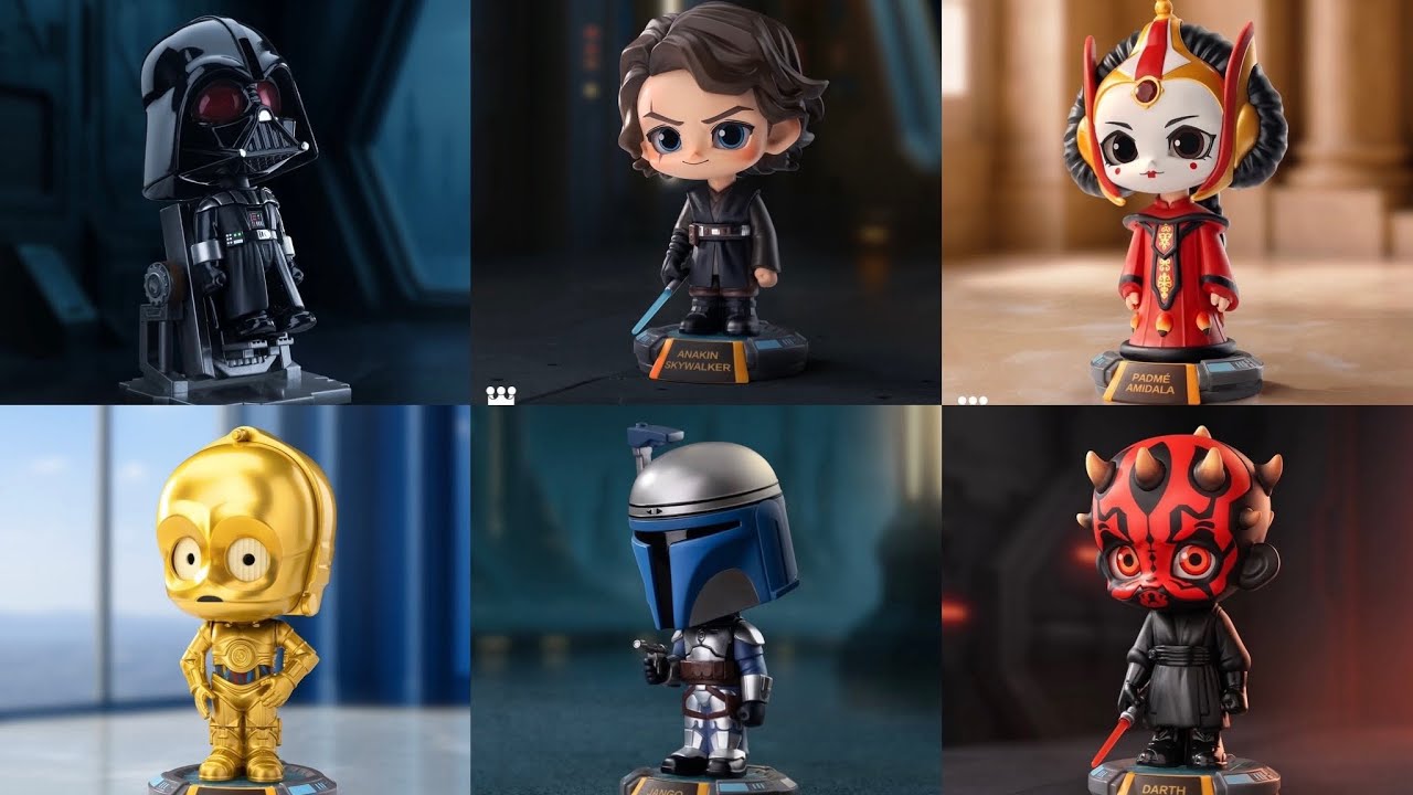 New Star Wars Bobblehead figures revealed by Popmart - YouTube