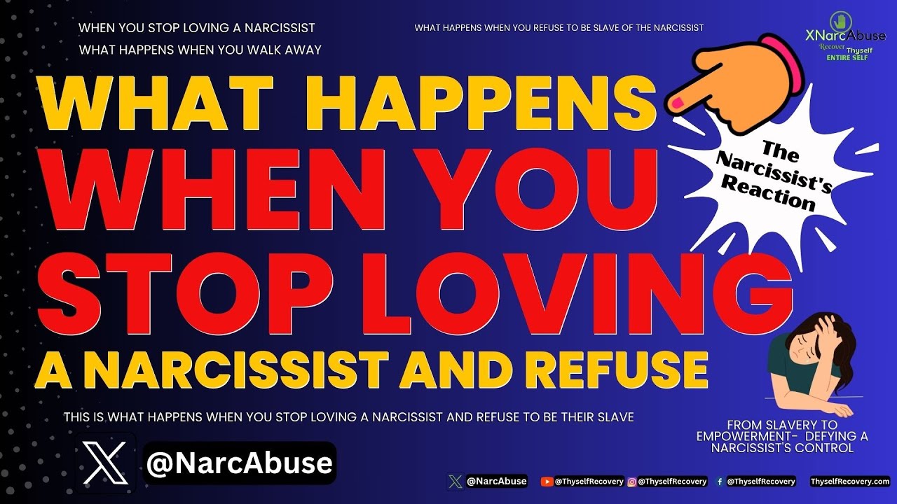 What Happens When You Stop Loving A Narcissist 😲From Slavery to ...