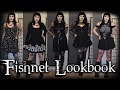 Goth fishnet lookbook  5 outfits 2018