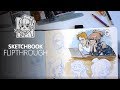 sketchbook flipthrough #5 ,SCHMOEDRAWS #18 thumbnail