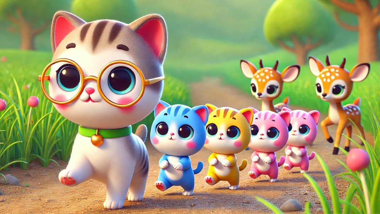 BÀI HÁT ĐANG HOT VỀ CHÚ MÈO CON 🔥 Con Mèo Bồ Tèo - Nhạc Thiếu Nhi 4K Cho Bé Khởi Động Ngày Mới