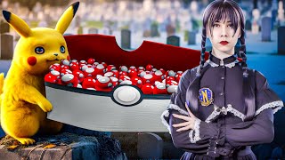 Rttbir Pokemon Mezarlığa Nasıl Gizlice Sokulur Wednesday Addams Vs Pokemonlar Pokemonum Pikachu